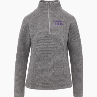 MV Sport Women's Zelda Zig Zag 1/4 Zip Pullover