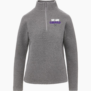 MV Sport Women's Zelda Zig Zag 1/4 Zip Pullover