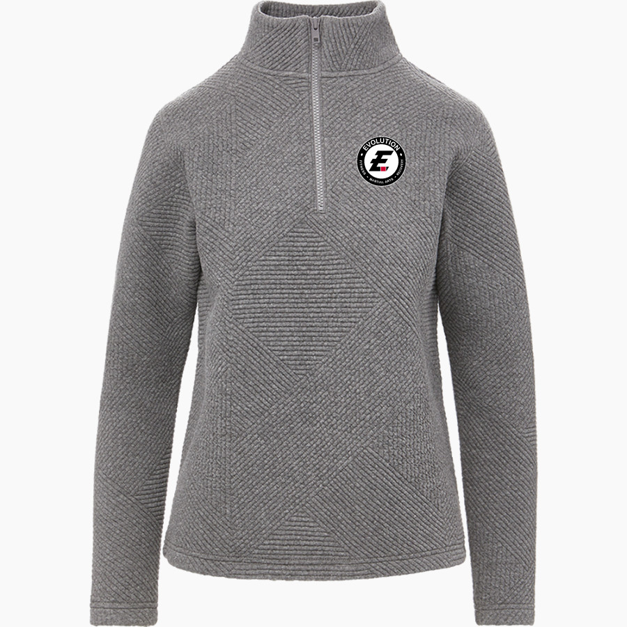 Evolution Lowell Evolution Lowell <span class="pdp-name-mascot">Evolution Lowell</span> MV Sport Women's Zelda Zig Zag 1/4 Zip Pullover