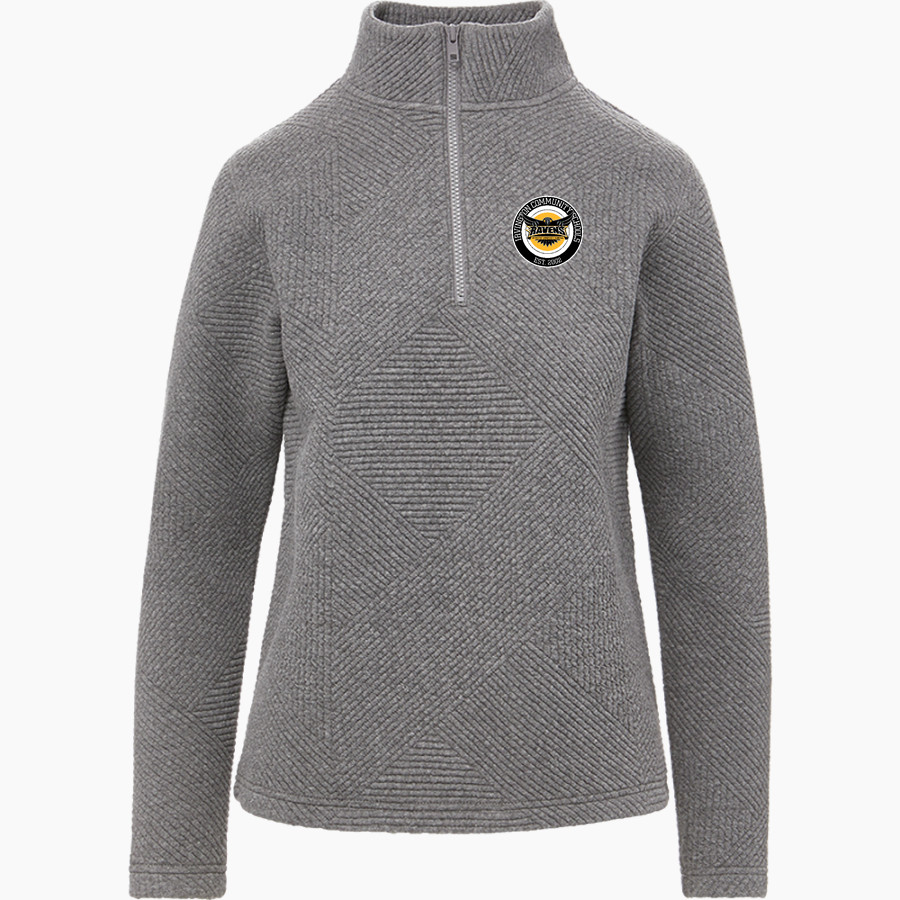Irvington Community Schools Online Store <span class="pdp-name-mascot">Irvington Community Schools Ravens</span> MV Sport Women's Zelda Zig Zag 1/4 Zip Pullover