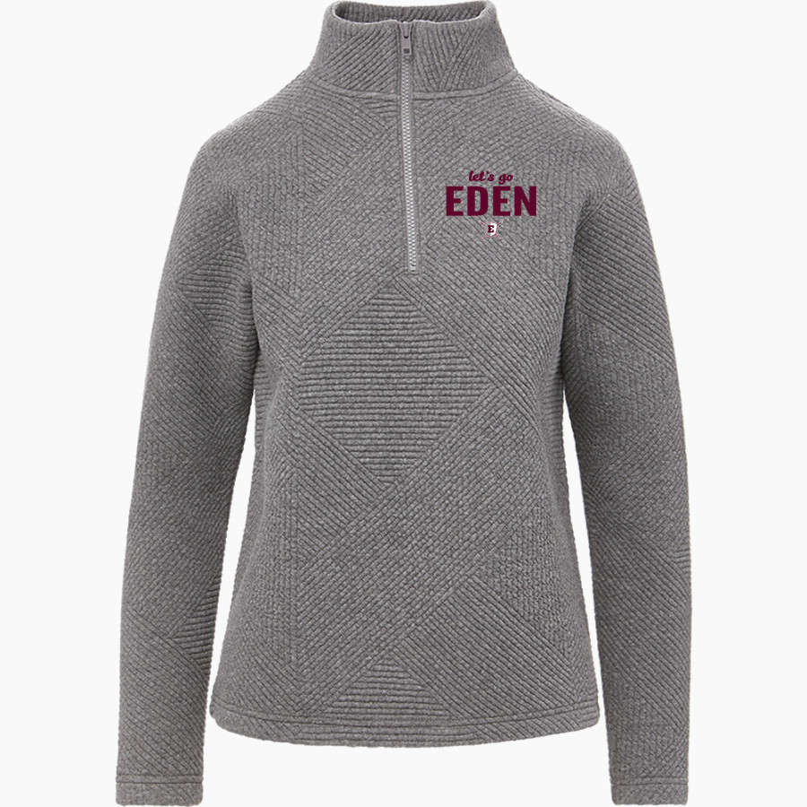 Eden Raiders <span class="pdp-name-mascot">Eden Raiders</span> MV Sport Women's Zelda Zig Zag 1/4 Zip Pullover