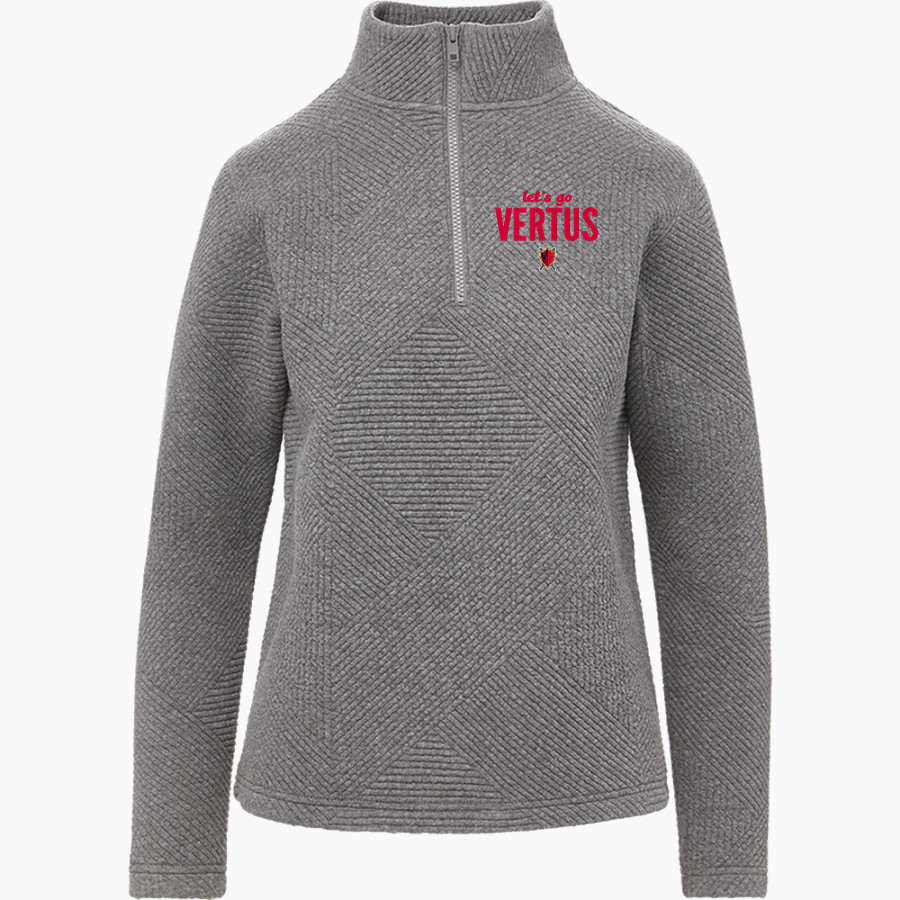 Vertus Warriors Warriors MV Sport Women's Zelda Zig Zag 1/4 Zip Pullover