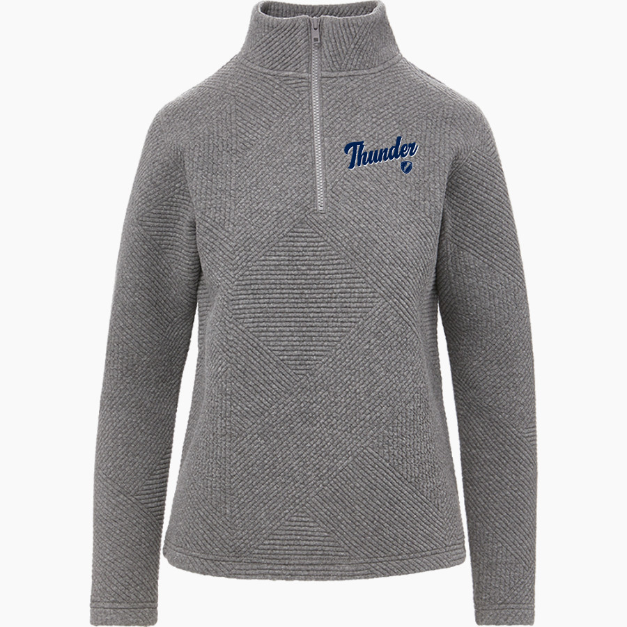 Manhattan Christian Thunder <span class="pdp-name-mascot">Manhattan Christian Thunder</span> MV Sport Women's Zelda Zig Zag 1/4 Zip Pullover