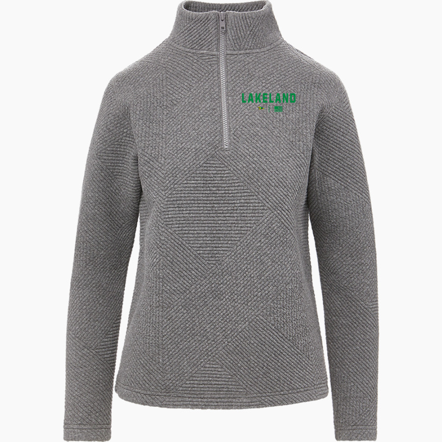 LAKELAND HIGH SCHOOL HAWKS <span class="pdp-name-mascot">LAKELAND HAWKS</span> MV Sport Women's Zelda Zig Zag 1/4 Zip Pullover
