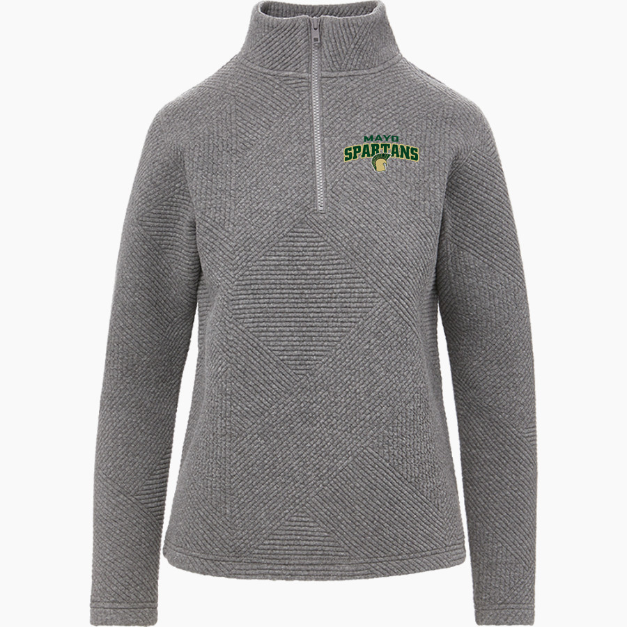 Mayo Spartans <span class="pdp-name-mascot">Mayo Spartans</span> MV Sport Women's Zelda Zig Zag 1/4 Zip Pullover