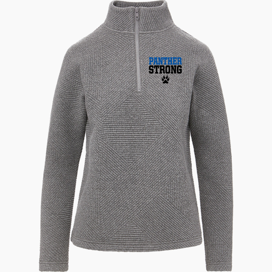 Central Panthers <span class="pdp-name-mascot">Central Panthers</span> MV Sport Women's Zelda Zig Zag 1/4 Zip Pullover