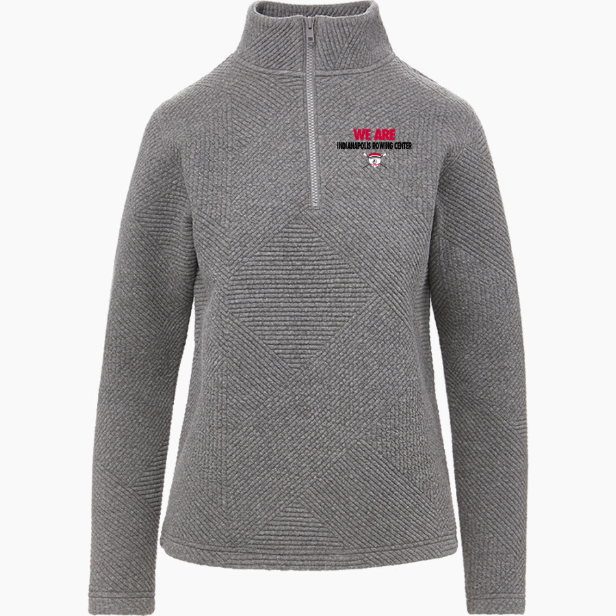 Indianapolis Rowing Center Indianapolis Rowing <span class="pdp-name-mascot">Indianapolis Rowing Center</span> MV Sport Women's Zelda Zig Zag 1/4 Zip Pullover