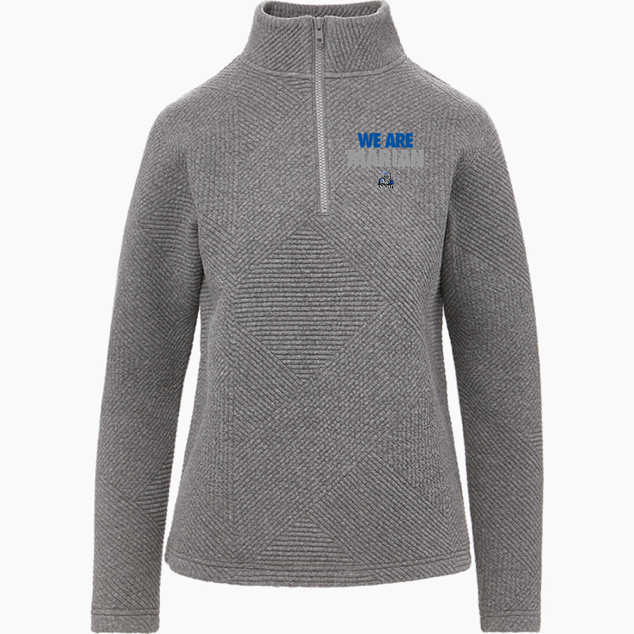 Marian Knights <span class="pdp-name-mascot">Marian High School Knights</span> MV Sport Women's Zelda Zig Zag 1/4 Zip Pullover