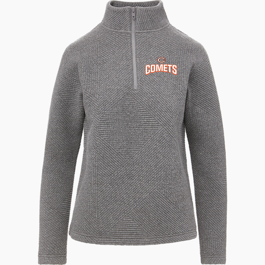 Crater Comets MV Sport Women's Zelda Zig Zag 1/4 Zip Pullover