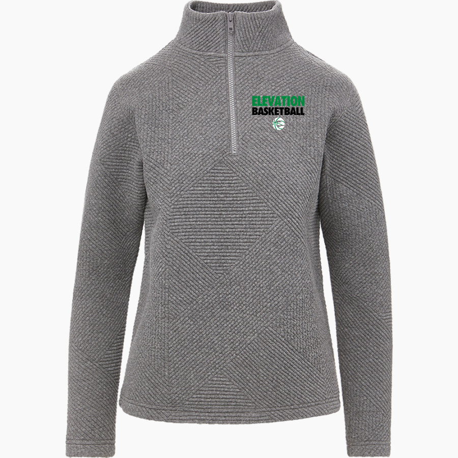 Elevation Flyers <span class="pdp-name-mascot">Elevation Flyers</span> MV Sport Women's Zelda Zig Zag 1/4 Zip Pullover