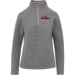 Pulaski Red Raiders <span class="pdp-name-mascot">Pulaski Red Reaiders</span> MV Sport Women's Zelda Zig Zag 1/4 Zip Pullover Front Thumbnail
