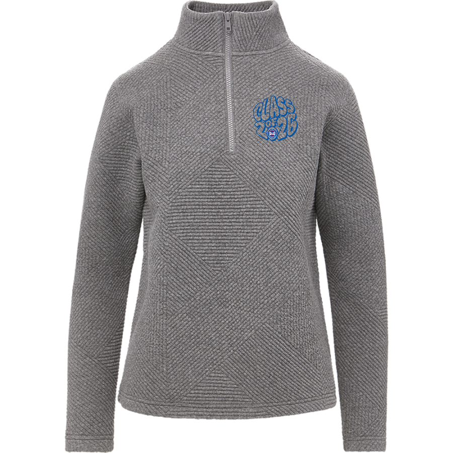PHD Hoops USA PHD Hoops USA <span class="pdp-name-mascot">PHD Hoops USA</span> MV Sport Women's Zelda Zig Zag 1/4 Zip Pullover