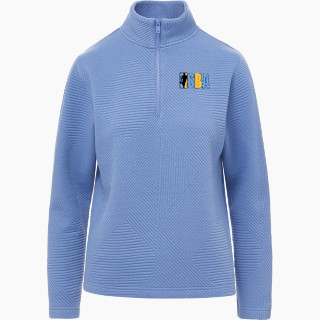 MV Sport Women's Zelda Zig Zag 1/4 Zip Pullover
