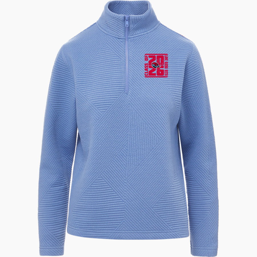 Lake Buena Vista Vipers MV Sport Women's Zelda Zig Zag 1/4 Zip Pullover