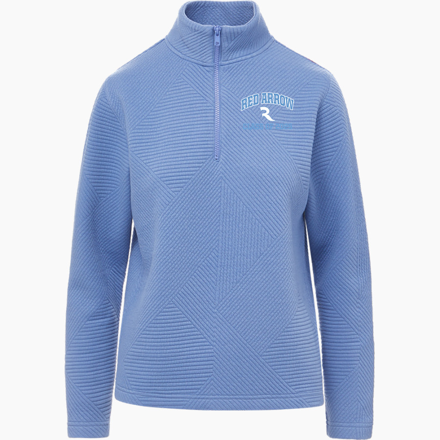 RED ARROW Raiders <span class="pdp-name-mascot">RED ARROW Raiders</span> MV Sport Women's Zelda Zig Zag 1/4 Zip Pullover