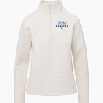 Grant Yankees <span class="pdp-name-mascot">Grant Yankees</span> MV Sport Women's Zelda Zig Zag 1/4 Zip Pullover Front Thumbnail