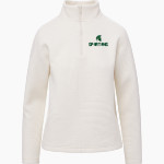 Martin Luther Spartans MV Sport Women's Zelda Zig Zag 1/4 Zip Pullover Front Thumbnail