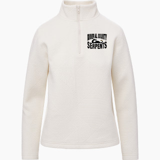 MV Sport Women's Zelda Zig Zag 1/4 Zip Pullover