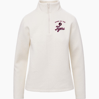 MV Sport Women's Zelda Zig Zag 1/4 Zip Pullover