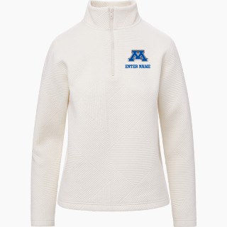 MV Sport Women's Zelda Zig Zag 1/4 Zip Pullover