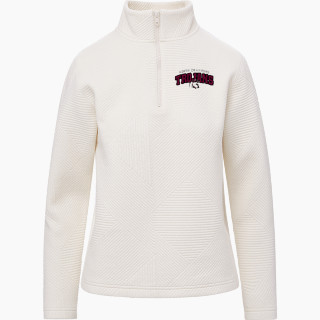 MV Sport Women's Zelda Zig Zag 1/4 Zip Pullover