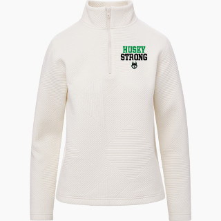 MV Sport Women's Zelda Zig Zag 1/4 Zip Pullover