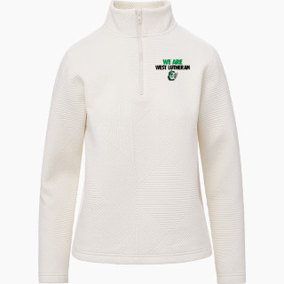 MV Sport Women's Zelda Zig Zag 1/4 Zip Pullover