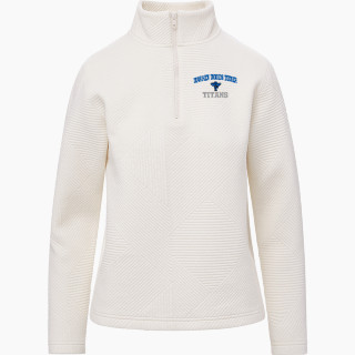 MV Sport Women's Zelda Zig Zag 1/4 Zip Pullover
