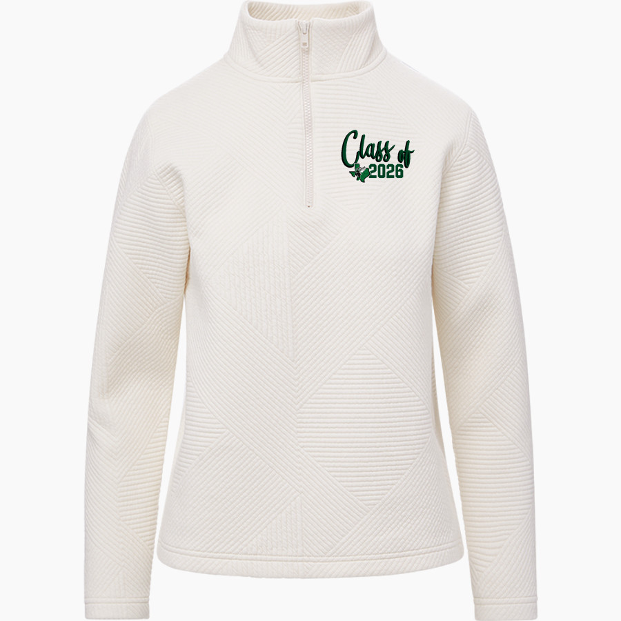 BOLES HIGH SCHOOL HORNETS MV Sport Women's Zelda Zig Zag 1/4 Zip Pullover