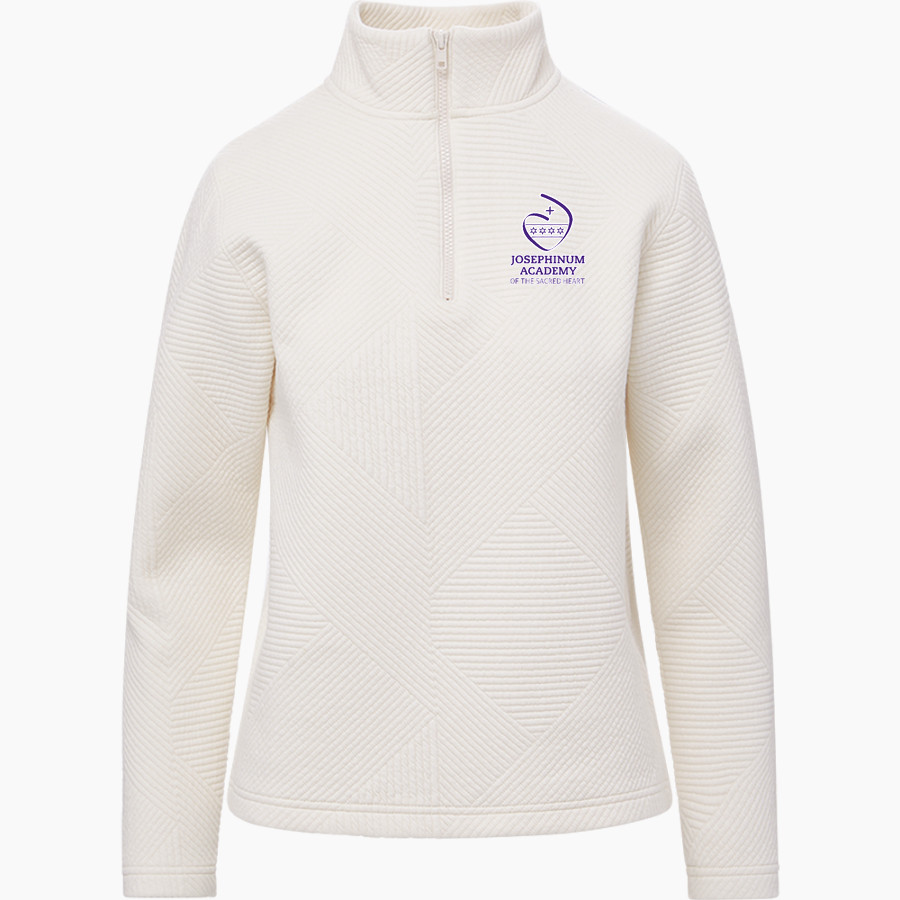 Josephinum Academy of the Sacred Heart <span class="pdp-name-mascot">Josephinum Academy Cougars</span> MV Sport Women's Zelda Zig Zag 1/4 Zip Pullover