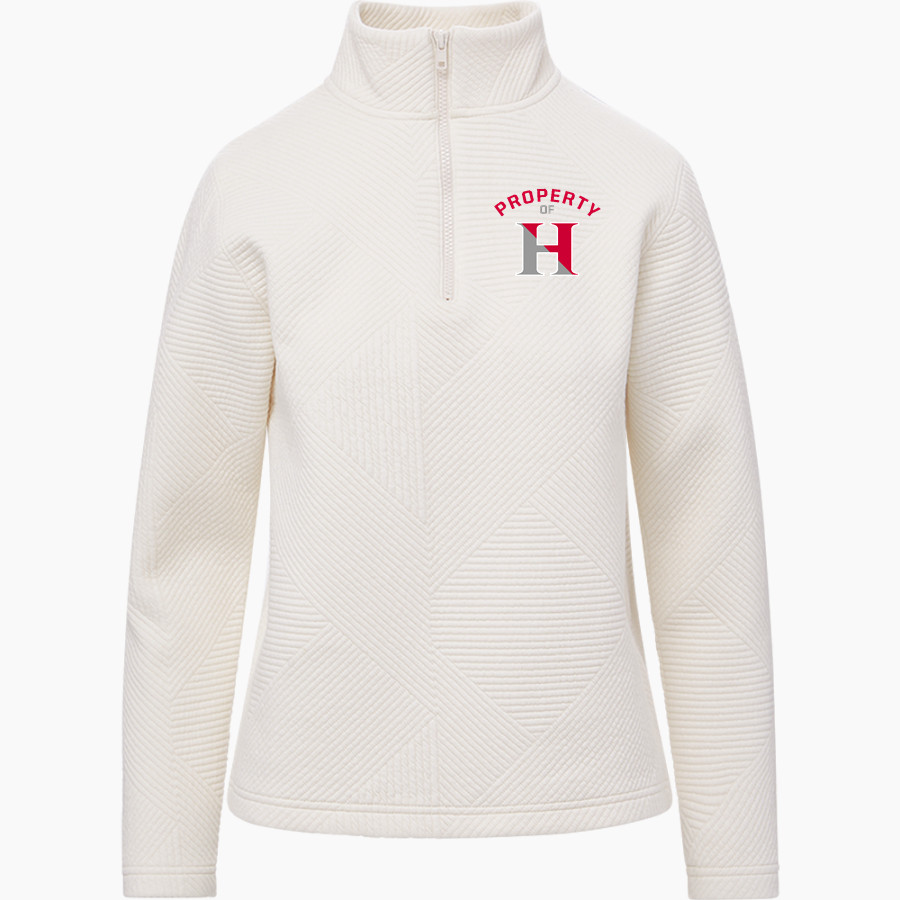 HAWKEN SCHOOL HAWKS <span class="pdp-name-mascot">HAWKEN HAWKS</span> MV Sport Women's Zelda Zig Zag 1/4 Zip Pullover