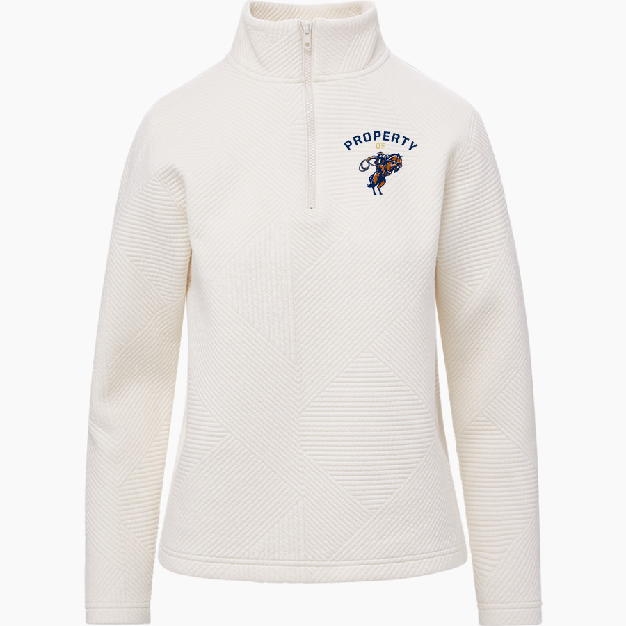 JOHN A ROWLAND HIGH SCHOOL RAIDERS <span class="pdp-name-mascot">JOHN A ROWLAND RAIDERS</span> MV Sport Women's Zelda Zig Zag 1/4 Zip Pullover