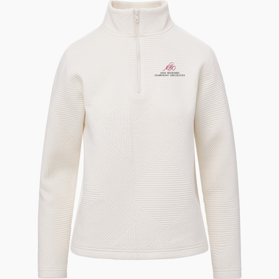 NEW BEDFORD SYMPHONY ORCHESTRA NEW BEDFORD SYMPHONY <span class="pdp-name-mascot">NEW BEDFORD SYMPHONY ORCHESTRA</span> MV Sport Women's Zelda Zig Zag 1/4 Zip Pullover