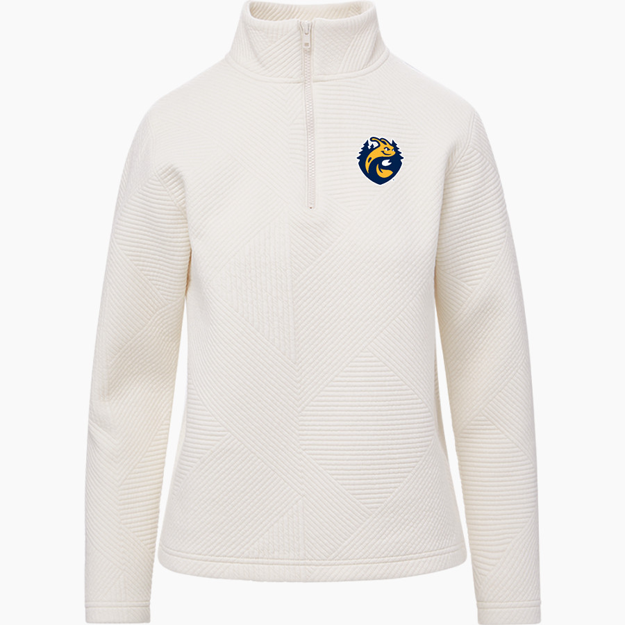 UC Santa Cruz Banana Slugs <span class="pdp-name-mascot">UC Santa Cruz Banana Slugs</span> MV Sport Women's Zelda Zig Zag 1/4 Zip Pullover