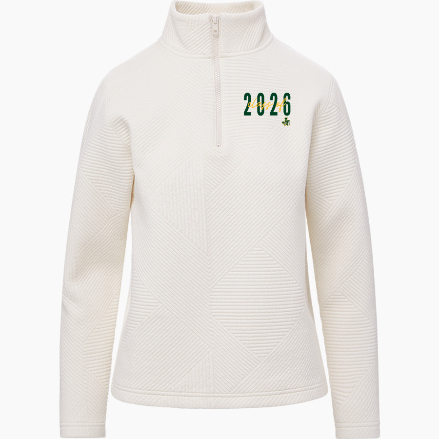 JUPITER HIGH SCHOOL WARRIORS <span class="pdp-name-mascot">JUPITER WARRIORS</span> MV Sport Women's Zelda Zig Zag 1/4 Zip Pullover
