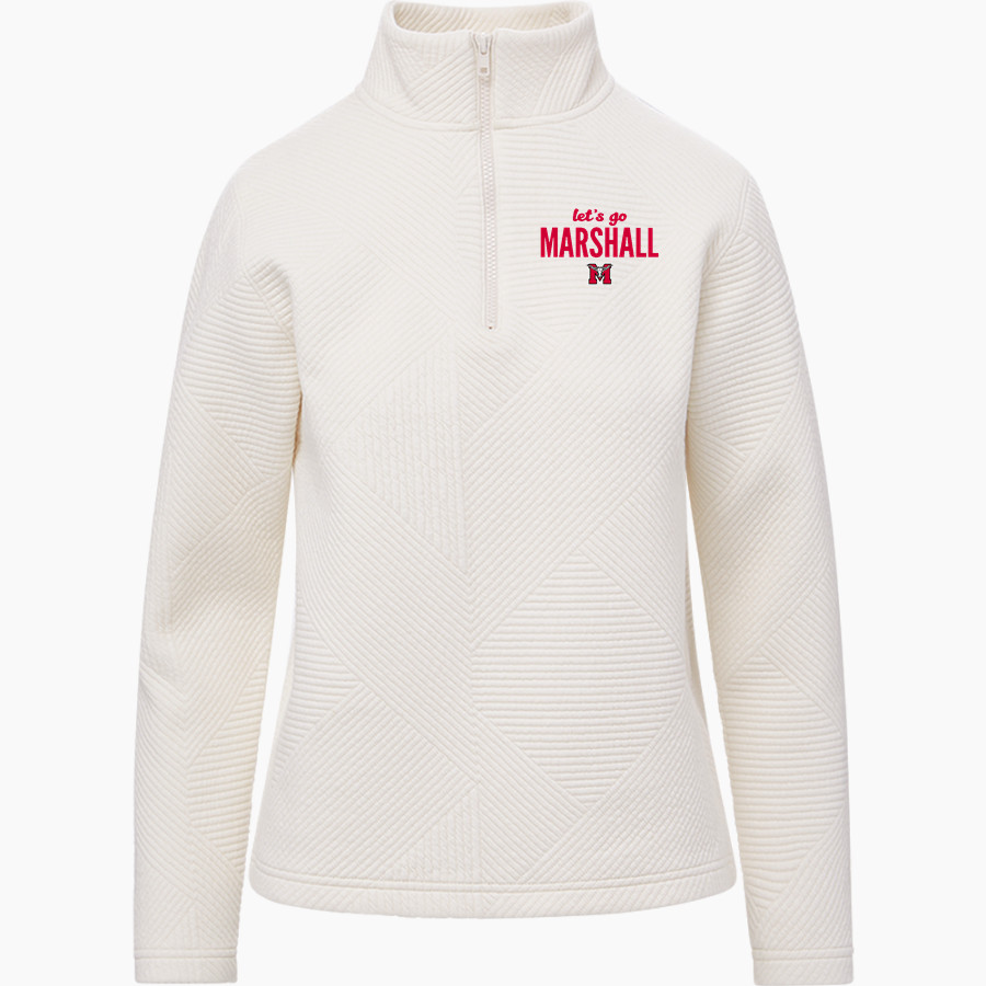 Marshall Mavericks MV Sport Women's Zelda Zig Zag 1/4 Zip Pullover