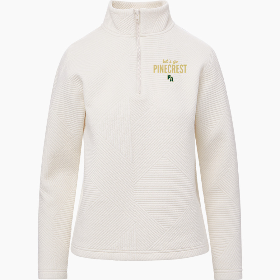 Pinecrest Paladins MV Sport Women's Zelda Zig Zag 1/4 Zip Pullover