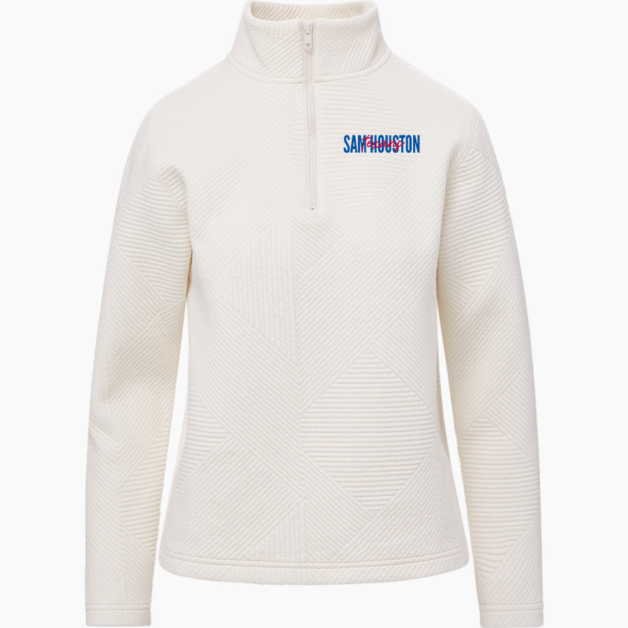 SAM HOUSTON HIGH SCHOOL TEXANS <span class="pdp-name-mascot">SAM HOUSTON TEXANS</span> MV Sport Women's Zelda Zig Zag 1/4 Zip Pullover