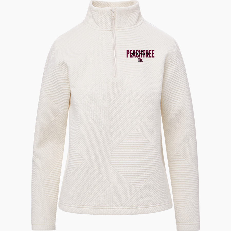 Peachtree Panthers <span class="pdp-name-mascot">Peachtree Academy Panthers</span> MV Sport Women's Zelda Zig Zag 1/4 Zip Pullover