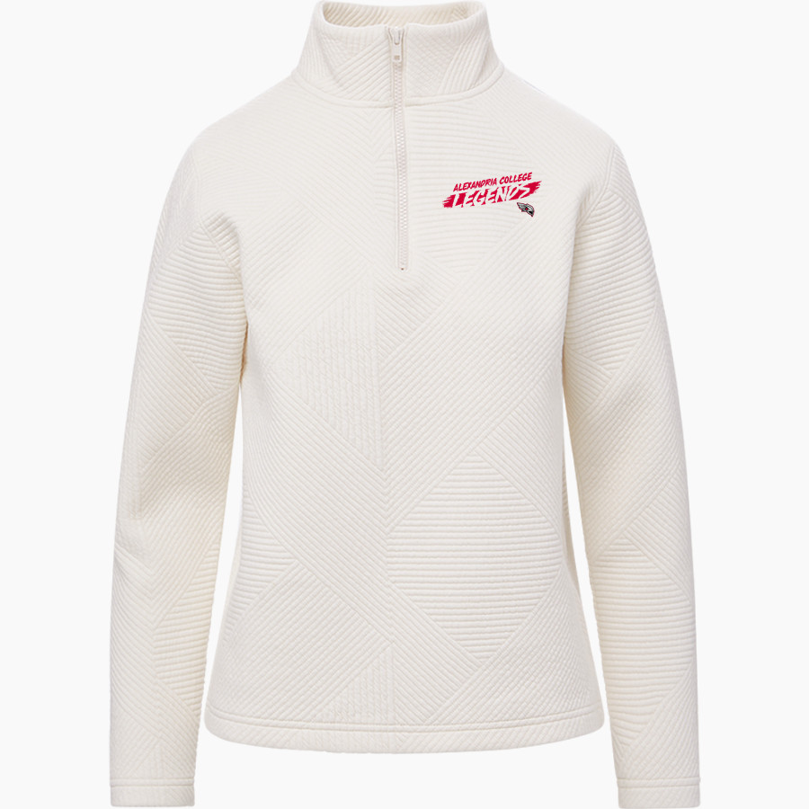 Alexandria College Legends <span class="pdp-name-mascot">Alexandria Technical & Community College Legends</span> MV Sport Women's Zelda Zig Zag 1/4 Zip Pullover