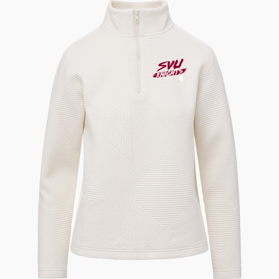 Southern Virginia Knights <span class="pdp-name-mascot">Southern Virginia University Knights</span> MV Sport Women's Zelda Zig Zag 1/4 Zip Pullover