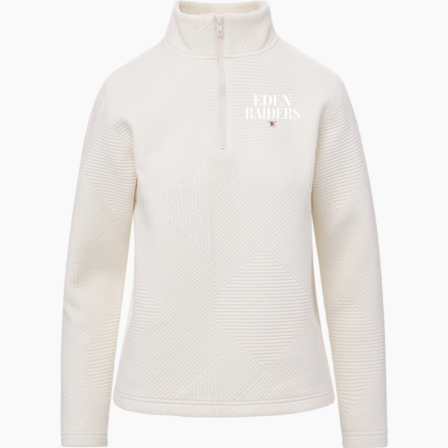 Eden Raiders <span class="pdp-name-mascot">Eden Raiders</span> MV Sport Women's Zelda Zig Zag 1/4 Zip Pullover