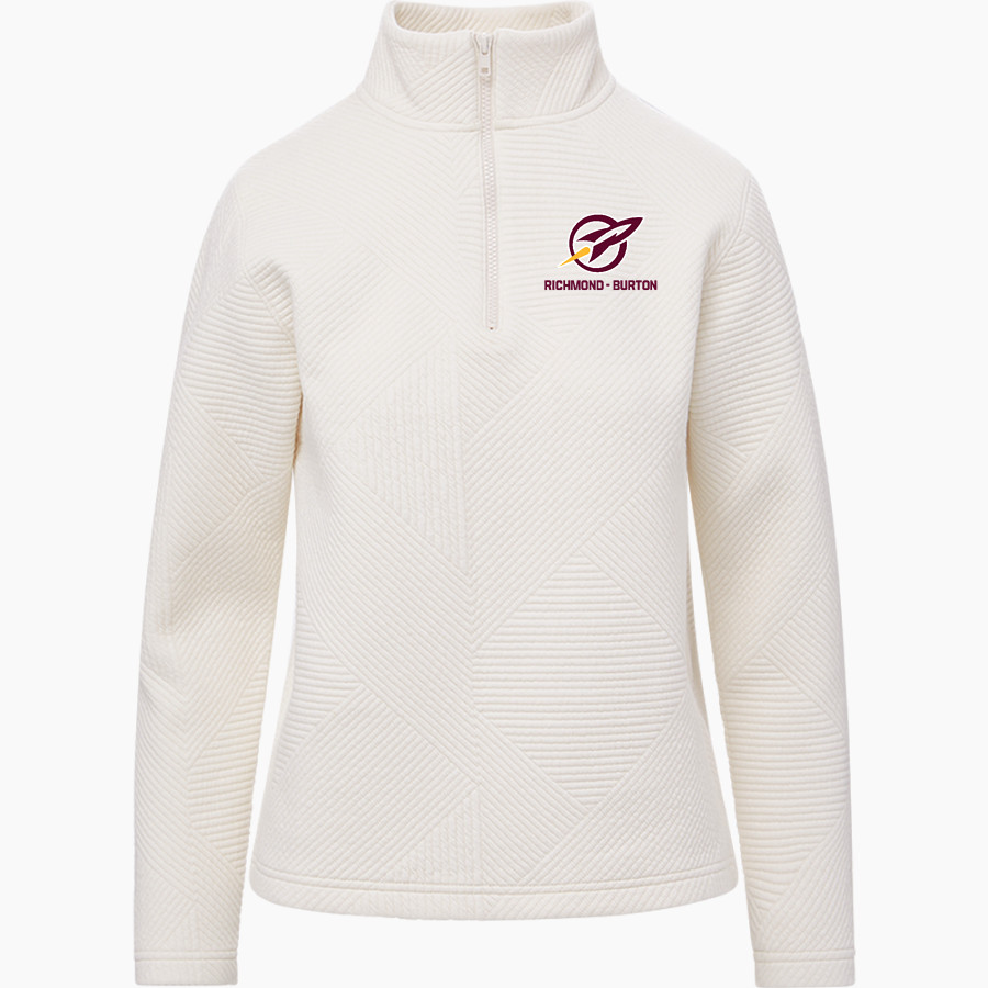 RICHMOND-BURTON HIGH SCHOOL ROCKETS MV Sport Women's Zelda Zig Zag 1/4 Zip Pullover