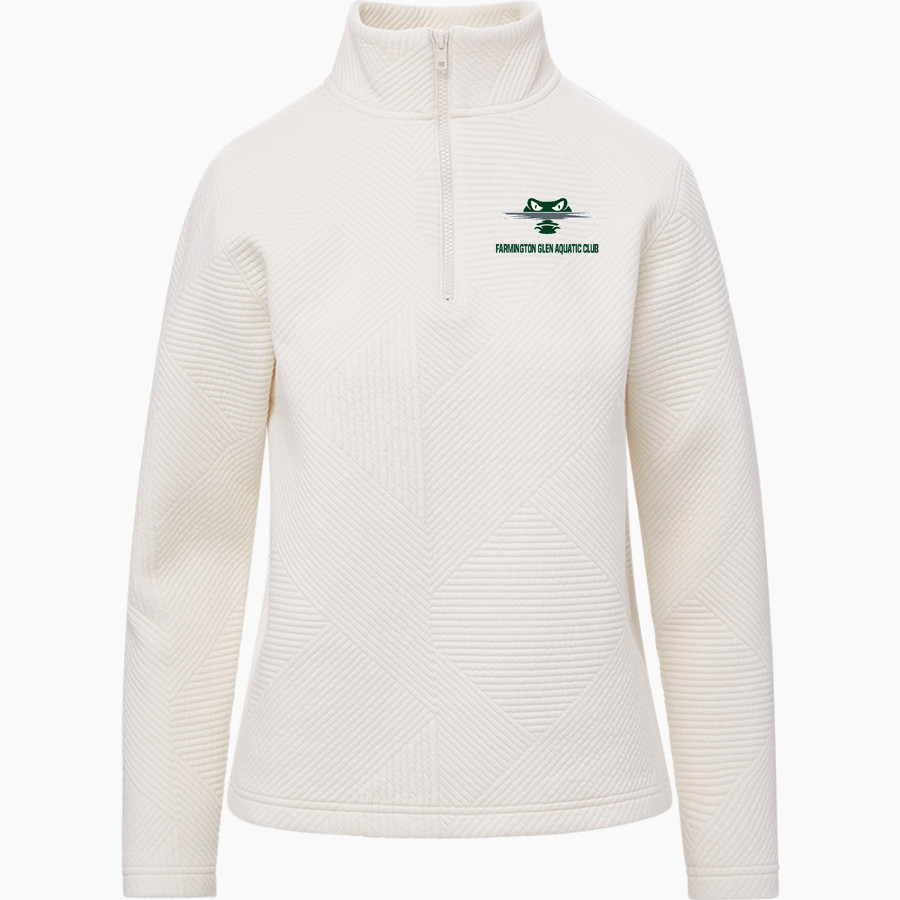 Farmington Glen Aquatic Club MV Sport Women's Zelda Zig Zag 1/4 Zip Pullover