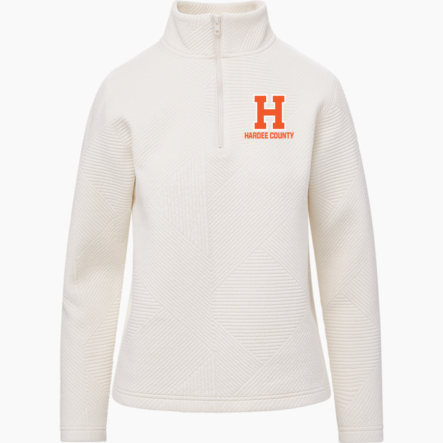 HARDEE COUNTY HIGH SCHOOL WILDCATS <span class="pdp-name-mascot">HARDEE COUNTY WILDCATS</span> MV Sport Women's Zelda Zig Zag 1/4 Zip Pullover