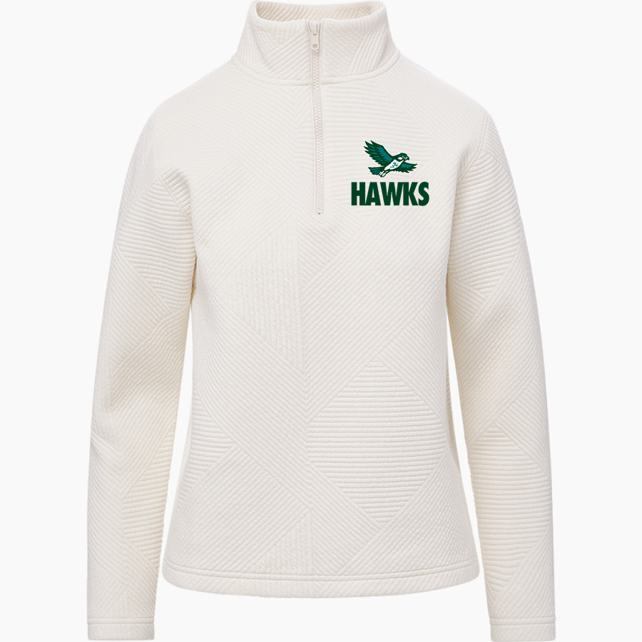 Jeremy Ranch Hawks <span class="pdp-name-mascot">Jeremy Ranch Elementary Hawks</span> MV Sport Women's Zelda Zig Zag 1/4 Zip Pullover