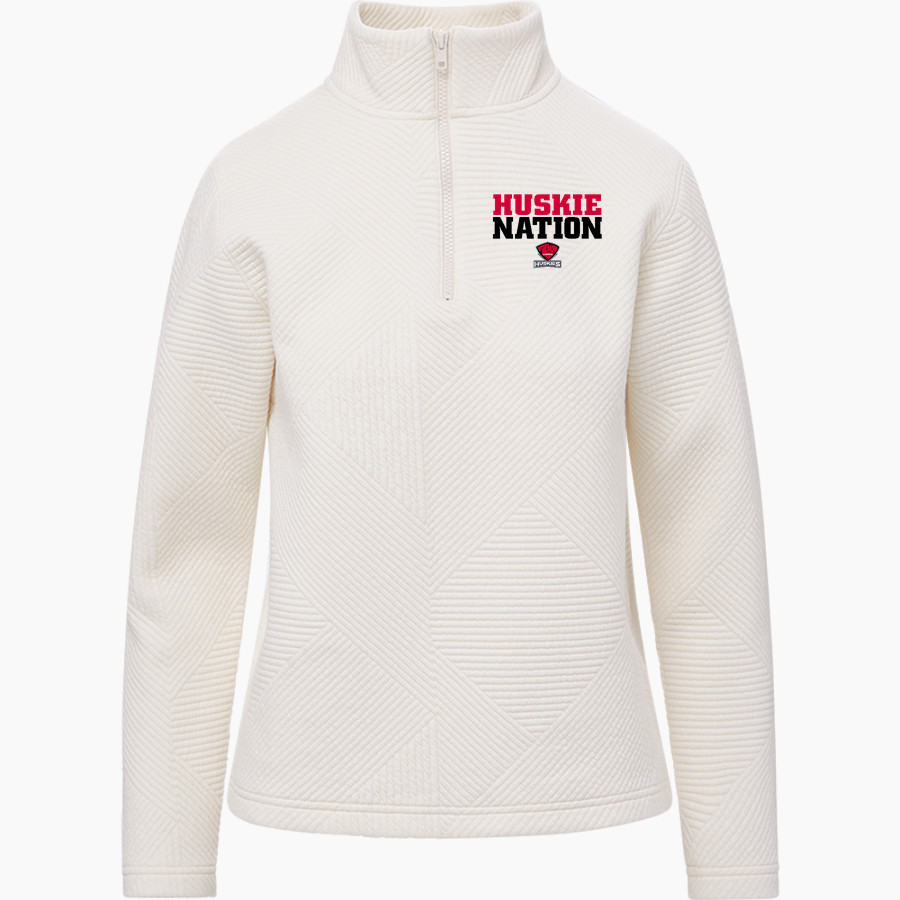CARDINAL HIGH SCHOOL HUSKIES <span class="pdp-name-mascot">CARDINAL HUSKIES</span> MV Sport Women's Zelda Zig Zag 1/4 Zip Pullover