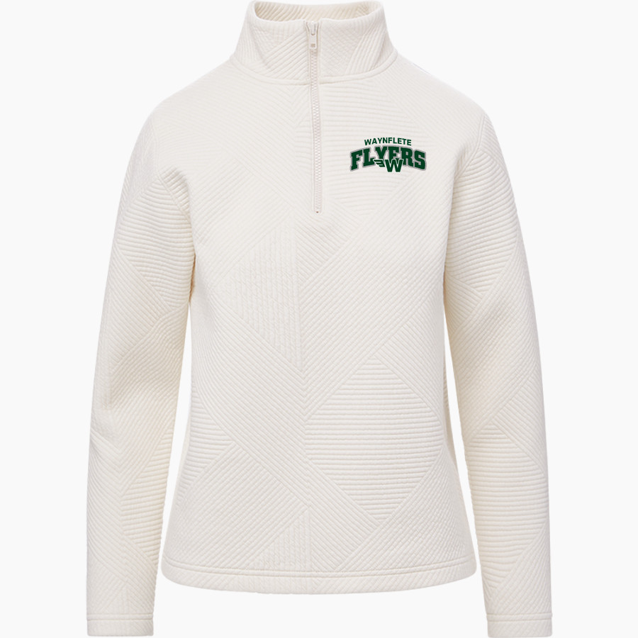 WAYNFLETE SCHOOL FLYERS <span class="pdp-name-mascot">WAYNFLETE FLYERS</span> MV Sport Women's Zelda Zig Zag 1/4 Zip Pullover