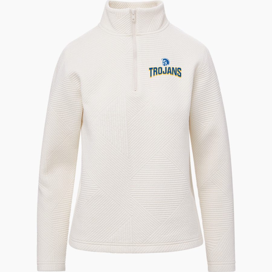 Ferndale Trojans <span class="pdp-name-mascot">Ferndale Trojans</span> MV Sport Women's Zelda Zig Zag 1/4 Zip Pullover