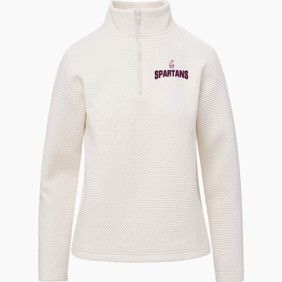 BOARDMAN HIGH SCHOOL SPARTANS <span class="pdp-name-mascot">BOARDMAN SPARTANS</span> MV Sport Women's Zelda Zig Zag 1/4 Zip Pullover